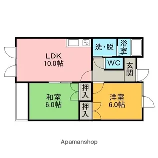 カーサ・レガーロⅡ【2階】の間取り