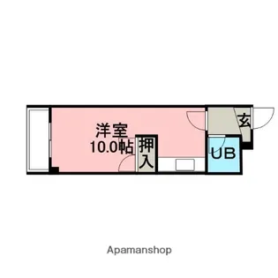 セントラルハイツ【3階】の間取り