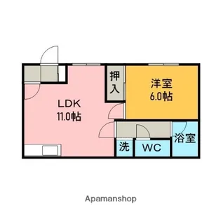 パールシティ【1階】の間取り