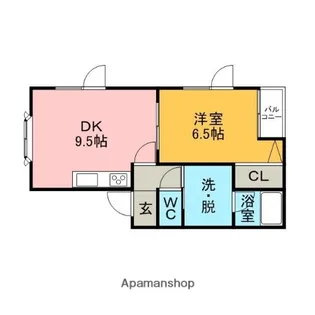 コーポアイリス【2階】の間取り