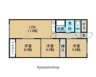 ノビリエ・マンション【3階】の間取り