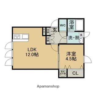 RESIDENCE HINODE【2階】の間取り