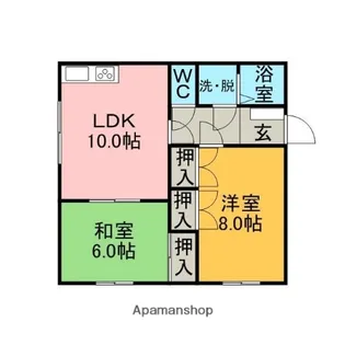 リンデンパレス【2階】の間取り