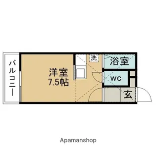 ハウスYOU88【2階】の間取り