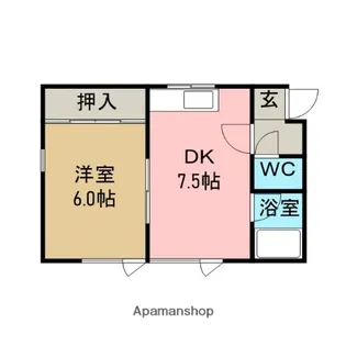 コーポあい【3階】の間取り