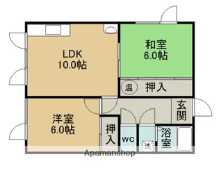 青葉ハイツ【2階】の間取り