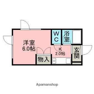 はやぶさハイツ【2階】の間取り