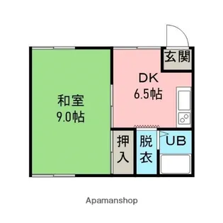 港北ハイツ【1階】の間取り