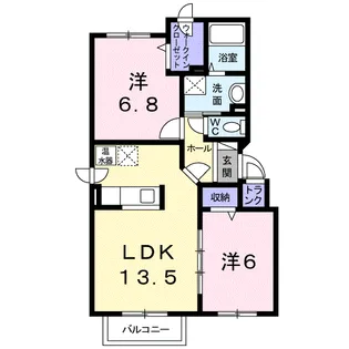 チセコロカムイ【1階】の間取り