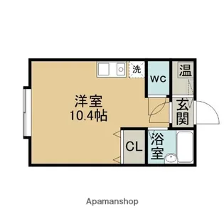 ドゥーエ・ドルチェ【1階】の間取り