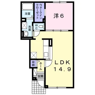 ダズ ハオス S.K【1階】の間取り