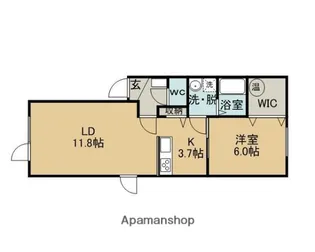 ヴァンベール宮の森Ⅱ【2階】の間取り