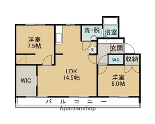 フォレストコート【2階】の間取り