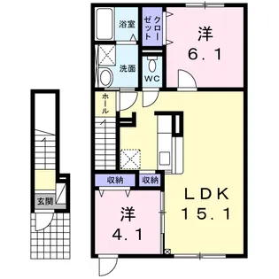 コルジャ【2階】の間取り
