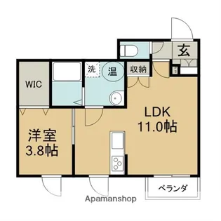 デリスメゾン寿Ⅱ【2階】の間取り