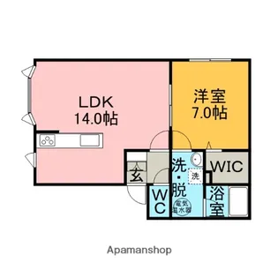 ディアコートⅢ【2階】の間取り