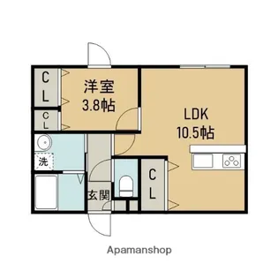 エトワール【1階】の間取り