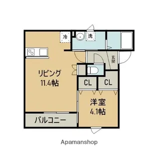 プチメゾンTAKASAGO2【2階】の間取り