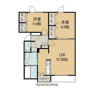 FONTAINE【3階】の間取り