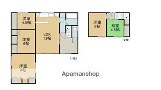 北海道登別市新川町3丁目【一戸建】の間取り