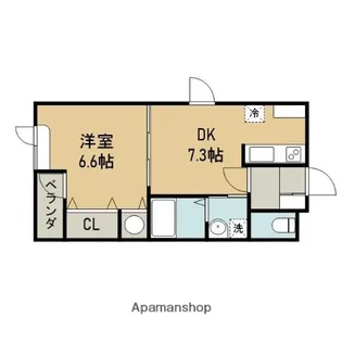 L・INFINITY【2階】の間取り