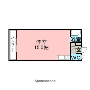 FKマンション【3階】の間取り