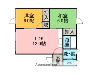 ふくみ荘【2階】の間取り