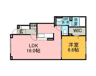 ベル フィオーレ【1階】の間取り