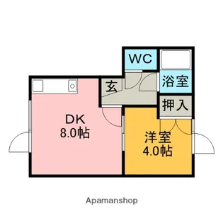 JUN宮の森【2階】の間取り