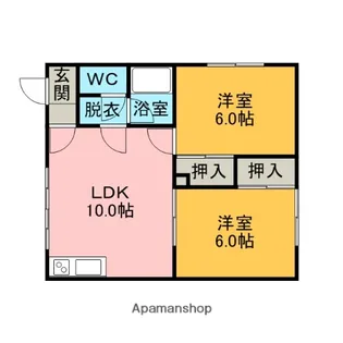 コーポ東園7【1階】の間取り