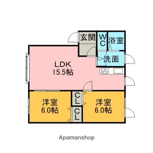 グランデール【2階】の間取り