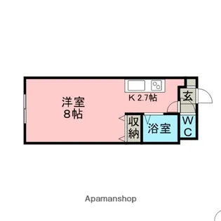 プラザマンション水元【1階】の間取り