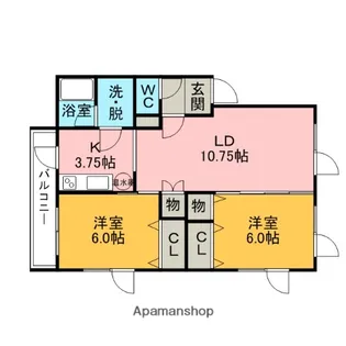 KNKハウス【2階】の間取り