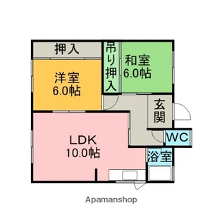 はまなすマンション【2階】の間取り
