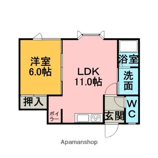 Cape house【2階】の間取り