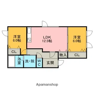 ベルコート【2階】の間取り
