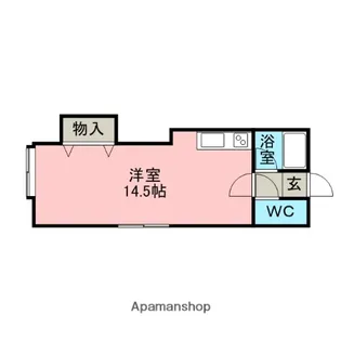 母恋グランドハイツ【3階】の間取り