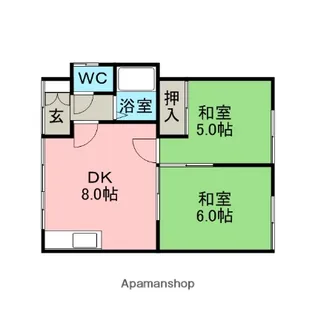 田村AP【2階】の間取り