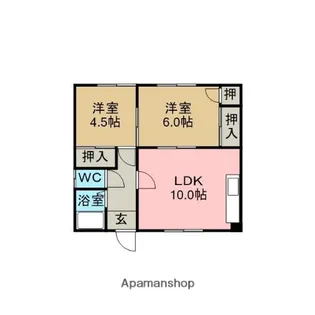 松永アパート1号館【2階】の間取り