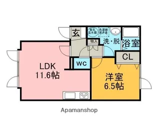 ベルン新生【2階】の間取り