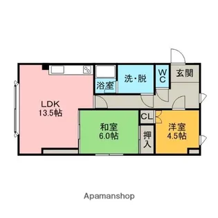 宮の森4・6ビル【3階】の間取り