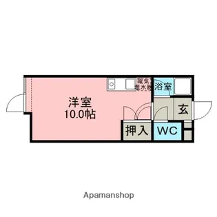 ハイツ桂【2階】の間取り