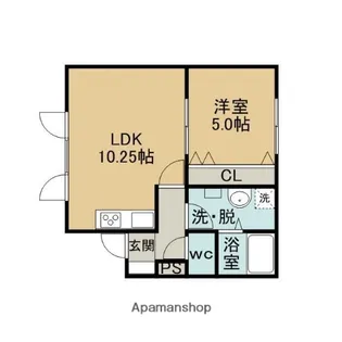 メゾンベリテⅡ【1階】の間取り