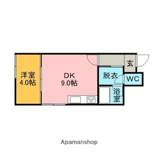 コンフォート【1階】の間取り
