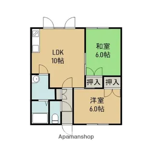 アルファロード【2階】の間取り