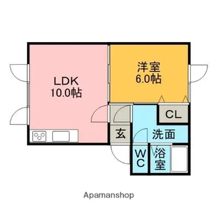 RESIDENCE.SⅡ【2階】の間取り
