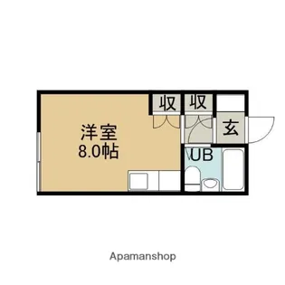 ベルハイツⅡ【3階】の間取り