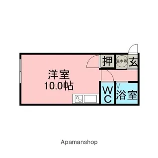 ハイツロイヤルシティ【2階】の間取り