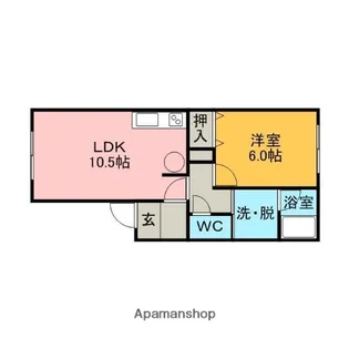 メゾンビエンド【2階】の間取り