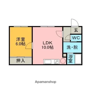 メゾンビエンド【2階】の間取り